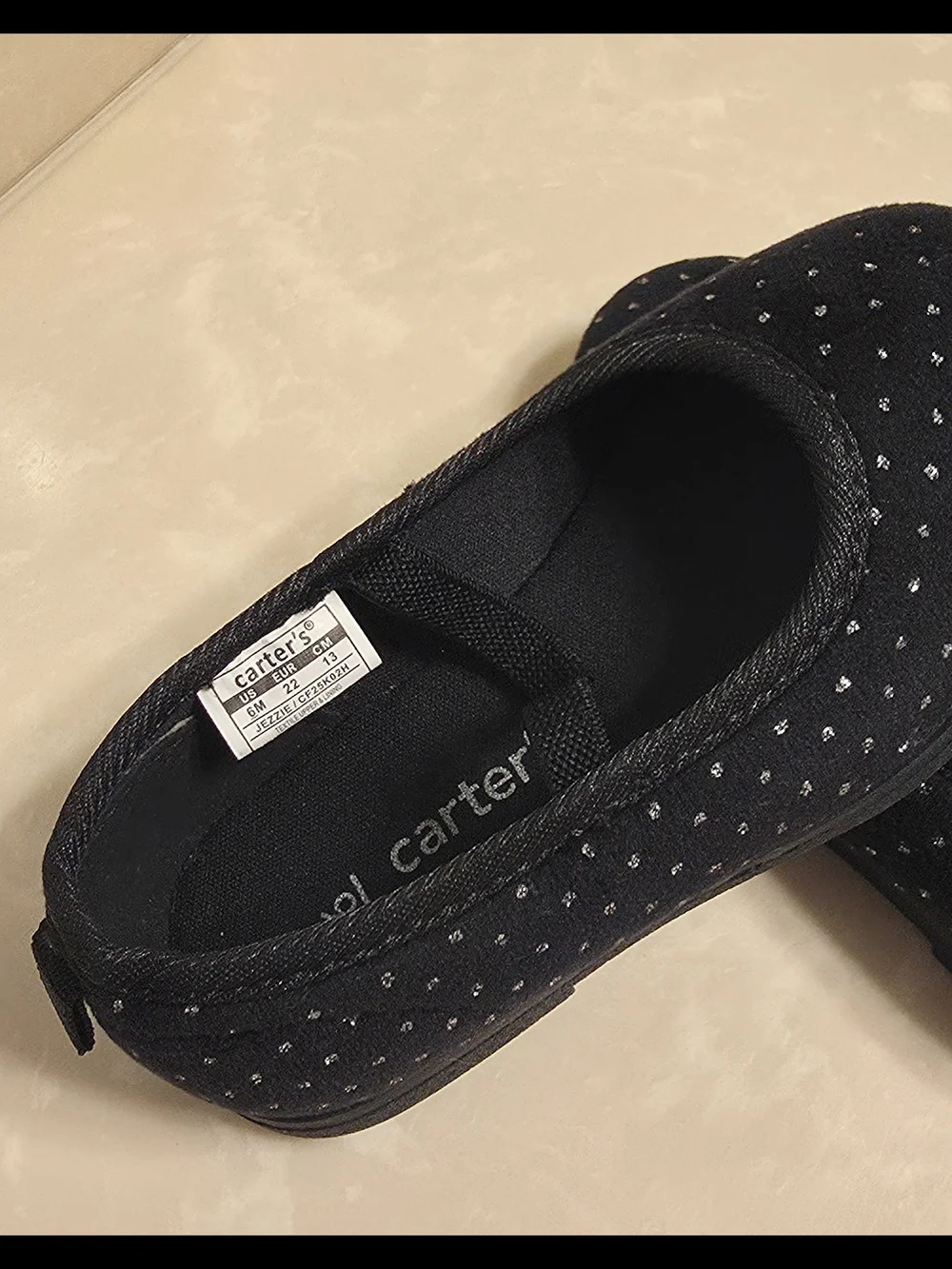Carter's Black Girls' Sparkle Mary Jane Flats